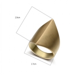 แหวนทอง 585 ทรง geometric ดีไซน์วินเทจสวยหรู มีให้เลือก 2 ไซส์