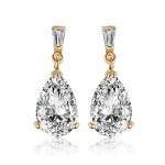 ต่างหูทอง 18k gold filled ประดับเพชร CZ เกรดพรีเมี่ยม ราคาพิเศษ