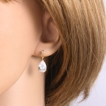 ต่างหูทอง 18k gold filled ประดับเพชร CZ เกรดพรีเมี่ยม ราคาพิเศษ