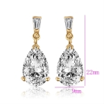 ต่างหูทอง 18k gold filled ประดับเพชร CZ เกรดพรีเมี่ยม ราคาพิเศษ