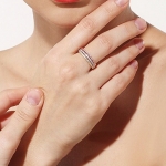เซ็ตแหวนทอง 3 กษัตริย์ 18k gold plated ประดับเพชร CZ เปล่งประกาย