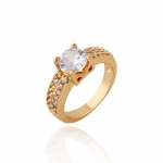 แหวนทอง 18K Gold Filled ประดับเพชร CZ สุดหรู สวยมากค่ะ
