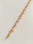 สร้อยข้อมือทอง 18k Gold Filled ประดับเพชร CZ สีหวาน ดีไซน์น่ารัก