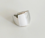 แหวน 18k platinum plated ประดับพลอยสังเคราะห์ สวยหรูคลาสสิค