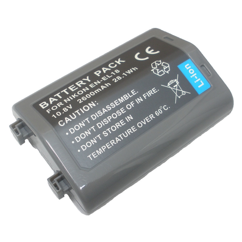 แบตเตอรี่ สำหรับกล้อง Nikon รหัสแบตเตอรี่ EN-EL18 ความจุ 2600mAh (Battery Camera