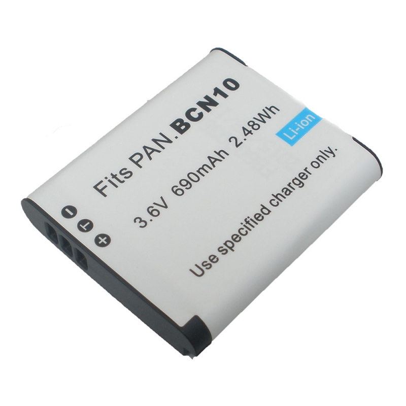 แบตเตอรี่ สำหรับกล้อง Panasonic รหัสแบตเตอรี่ BCN10 ความจุ 690mAh (Battery Camer