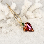 สร้อยคอ 14k Gold Plated ห้อยจี้คริสตัลแท้จากสวารอฟสกี้ ดีไซน์น่ารัก