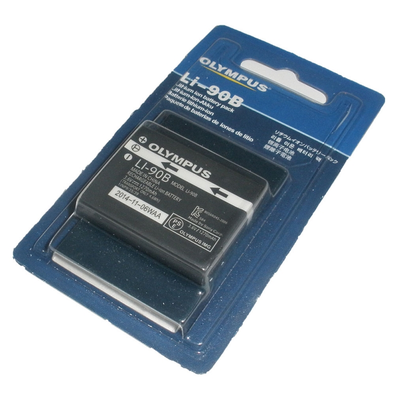 แบตเตอรี่กล้องดิจิตอล ยี่ห้อ Olympus รหัสแบตเตอรี่ Li-90B ความจุ 1270mAh (Batter