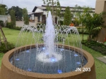 บ่อวงกลม ชุดน้ำพุวง Ring มียอดตรงกลางที่บ้านคุณจิรณี ที่ถ.เลียบคลองภาษีเจริญ