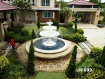บ่อน้ำพุวงกลม พานน้ำพุ 3 ชั้น ที่บ้านคุณจิรณี ที่ถ.เลียบคลองภาษีเจริญ