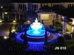 บ่อน้ำพุวงกลม พานน้ำพุ 3 ชั้น ที่บ้านคุณจิรณี ที่ถ.เลียบคลองภาษีเจริญ
