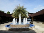 บ่อน้ำพุวงกลม 2 ชั้น หน้าร้าน PANA SPA ที่รังสิต คลอง3