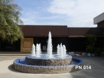 บ่อน้ำพุวงกลม 2 ชั้น หน้าร้าน PANA SPA ที่รังสิต คลอง3