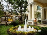 บ่อน้ำพุวงกลม หน้าบ้านคุณ พัชนี ซอยแบริ่ง32