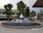 บ่อน้ำพุวงเวียน วงกลม 5.57ม. ชุดน้ำพุ 12 หัว ที่เจ้าสัว โคราช