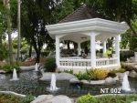 น้ำพุแต่งสวน บ่อ Free Form ต้นสน 6 หัว ที่บ้าน คุณานันทกุล