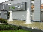 น้ำพุหน้าโครงการ LA VILLA โครงการบ้านหรู สไตล์โมเดิร์น วังน้อย อยุธยา
