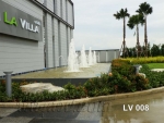 น้ำพุหน้าโครงการ LA VILLA โครงการบ้านหรู สไตล์โมเดิร์น วังน้อย อยุธยา
