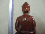 พระบูชาไม้แกะพระพุทธก้นจาร