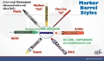 ปากาเคมี Permanent ใช้เขียนบนพื้นผิวที่มีน้ำมันจารบี เขียนใต้น้ำได้ Dykem Steel 