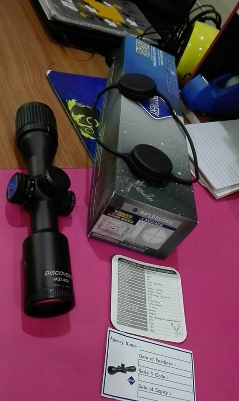 กล้องDiscovery 4x32AOE แบบยิงเร็ว(ซูมฟิก4 เท่า)