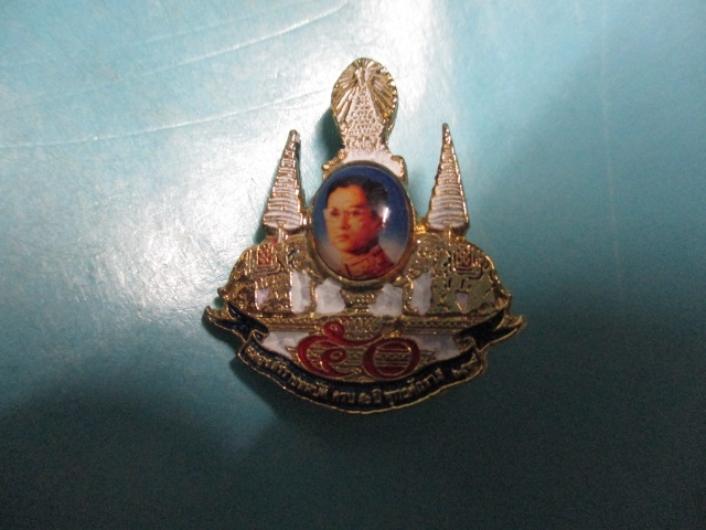 เข็มกลัดร.9ลงยา