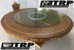 Trp.ทีอาร์พี ชุด กระจก จานหมุน โต๊ะจีน เลซี่ ซูซาน Lazy Susan LZ50 G220 T300 C20