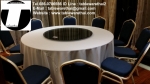 Half folding table with wheels,Round,Round,Table Meetting,Table Banquet,โต๊ะกลมพ