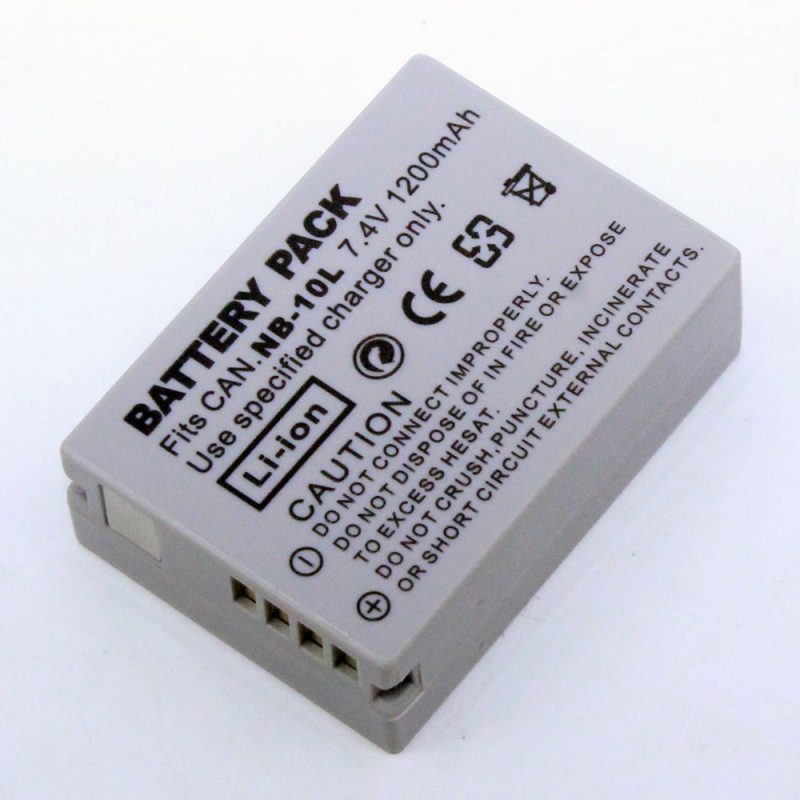 แบตเตอรี่ สำหรับกล้องดิจิตอล Canon รหัส NB-10L+ ความจุ 1200mAh (Battery Camera) 