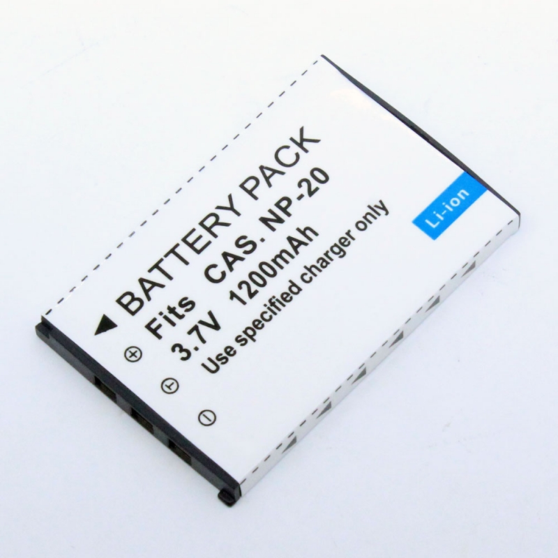 แบตเตอรี่ สำหรับ CASIO รหัสแบตเตอรี่ NP-20+ ความจุ 1200mAh (Battery Camera) ปรกั