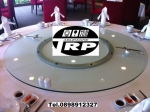 กระจก จานหมุน โต๊ะจีน เลซี ซูซาน Lazy Susan Turntable กระจก กลมใส ขนาด 120 cm.หนา 10 mm.จานหมุน 24 น