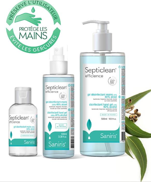 SEPTICLEAN Antiseptic hand gel with alcohol Gel/CONT. 1 Litre SEPTICLEAN Antiseptic hand gel with alcohol Gel/CONT. 1 Litre
