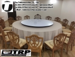 Half folding table with wheels,Round,Table Meetting,Table Banquet,โต๊ะกลมพับครึ่