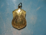 พระครูสมโพธิวรกิจวัดศรีบุรีรตนารามรุ่น1ปี28กาไหล่ทองลงยา