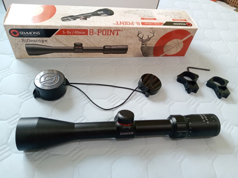 กล้องแท้ SIMMONS (8-POINT) รุ่น 3-9x40 mm กล้องแท้ SIMMONS (8-POINT) รุ่น 3-9x40 mm