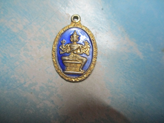 พระพรหมหลังยันต์