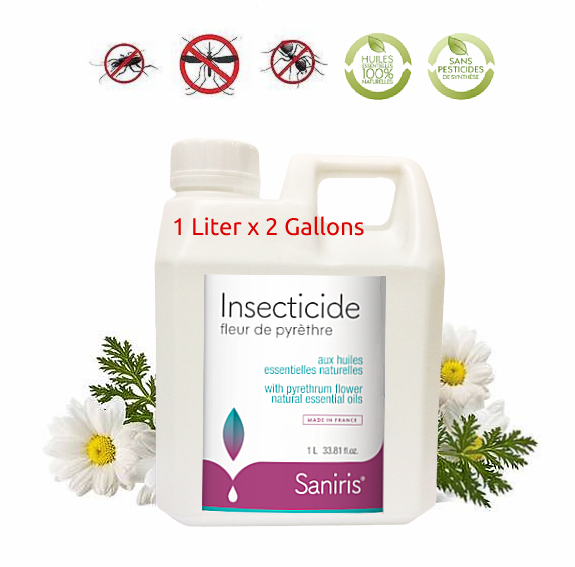 INSECTICIDE FLOWER EXTRACT 1 LITER x 2 GALLONS INSECTICIDE FLOWER EXTRACT 1 LITER x 2 GALLONS