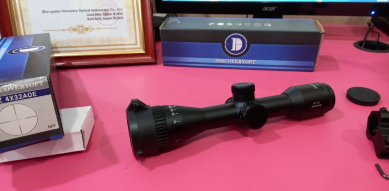Discovery 4x32 AOE มีไฟ+ปรับหลา กล้องฟิก กล้องยิงเร็ว ขาย กล้องติดปืน กล้องติดปื Discovery 4x32 AOE มีไฟ+ปรับหลา กล้องฟิก กล้องยิงเร็ว ขาย กล้องติดปืน กล้องติดปื