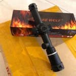 กล้องยิงเร็ว Fire Worf 2-7x24 มีไฟ ปรับหลาได้ กล้องติดปืน กล้องติดปืนยาว