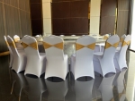 Half folding table with wheels,Round,Table Meetting,Table Banquet,โต๊ะกลมพับครึ่